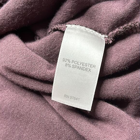 Pure Jill: Purple Velour Oversized Teeshirt Blouse - Picture 4 of 5